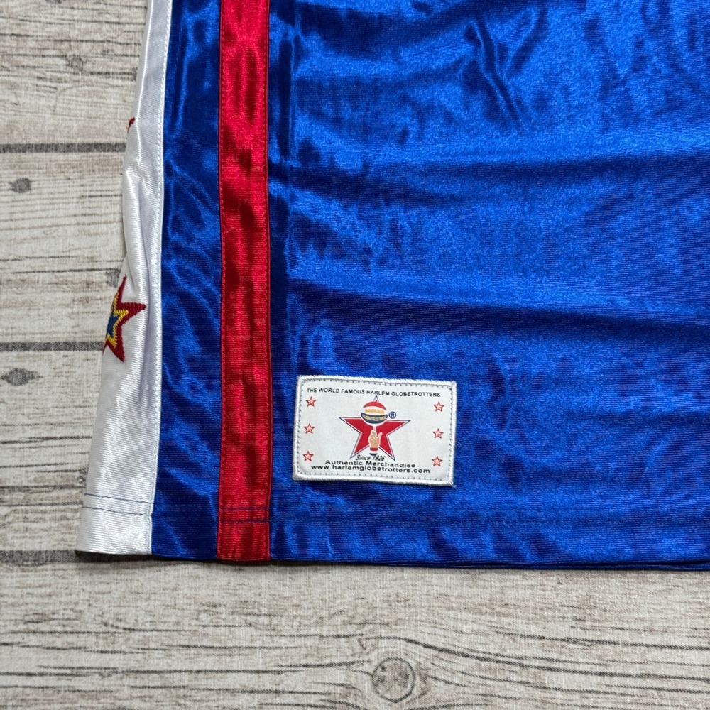 Harlem Globetrotters Basketball Jersey Mens Small Blue #31 Hammer Stars Official - Picture 5 of 7